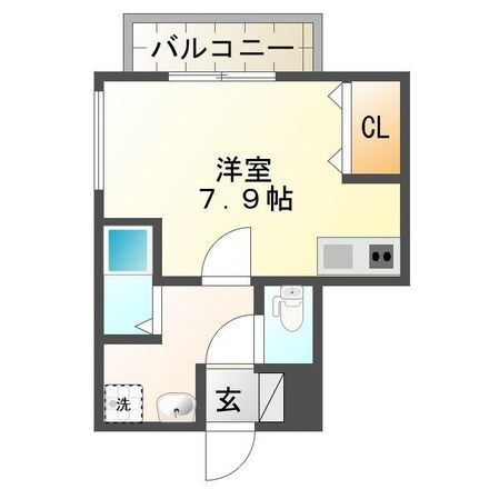 崇福寺駅 徒歩3分 9階の物件間取画像